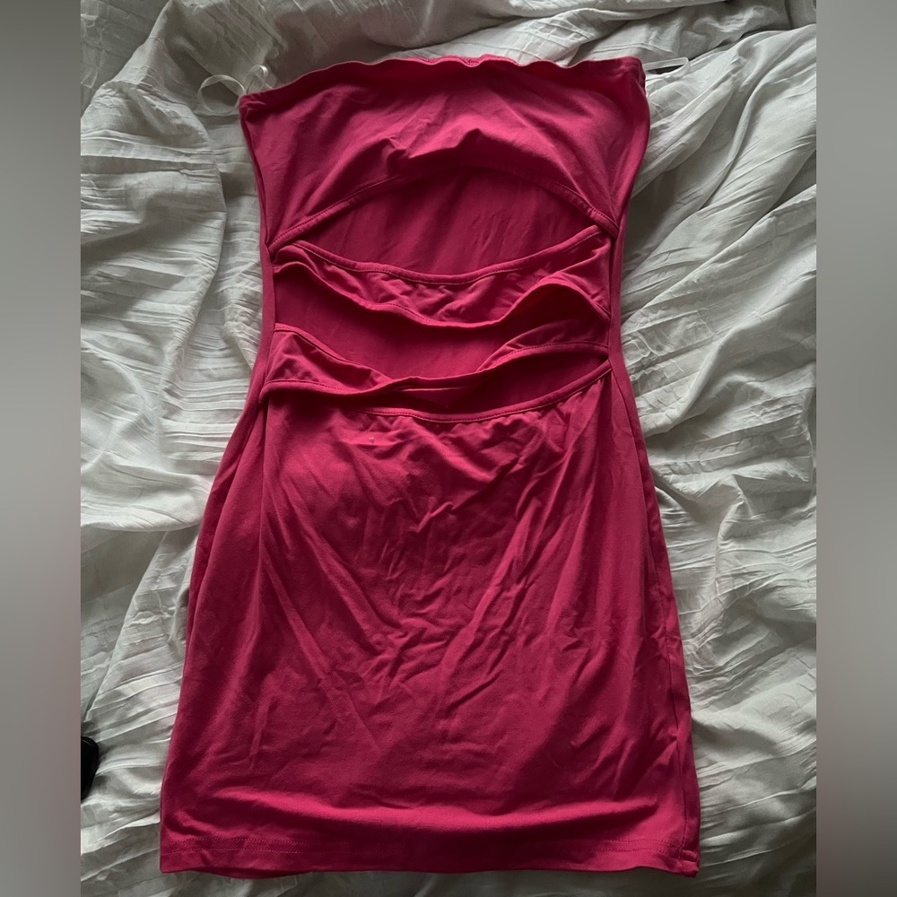 mini dress with cutouts